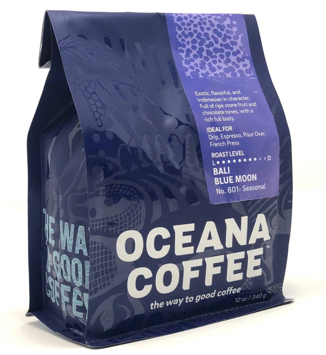 Bali Blue Moon - Organic Beans - Medium Dark Roast - Coffee Oceana