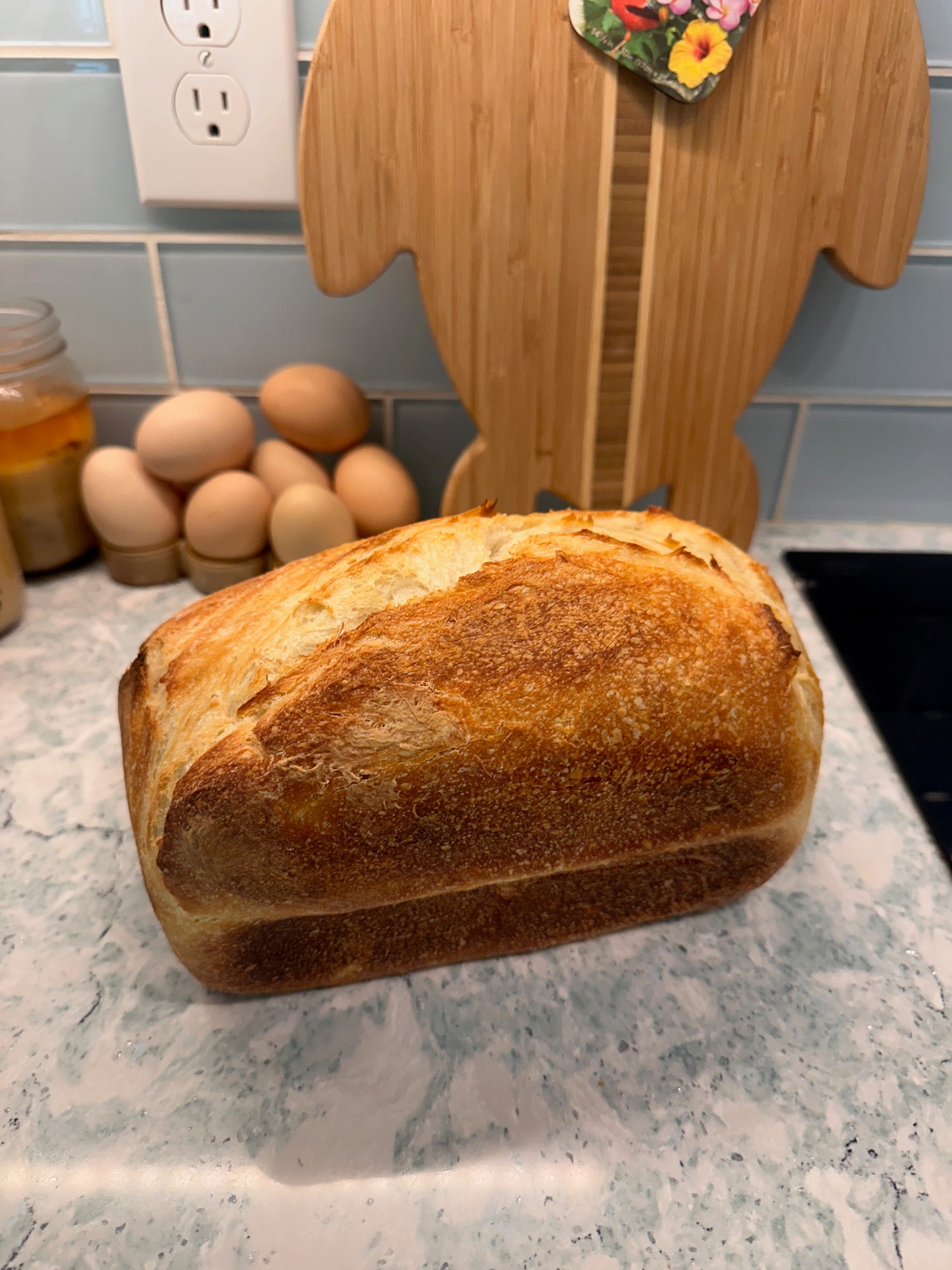 Seaside Sourdough Beach Bread Loaf