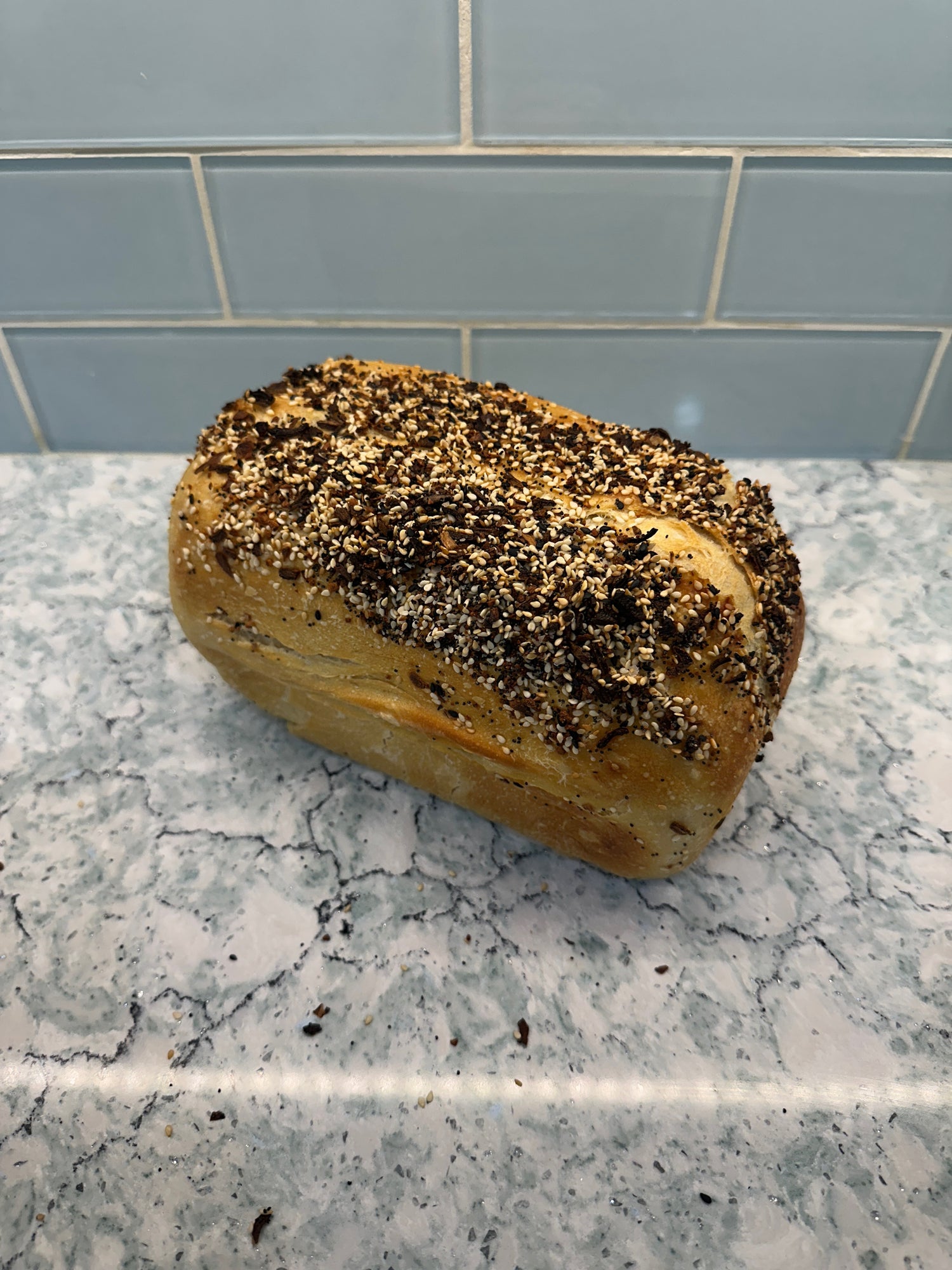 Seaside Sourdough Everything But Sand Bread Loaf