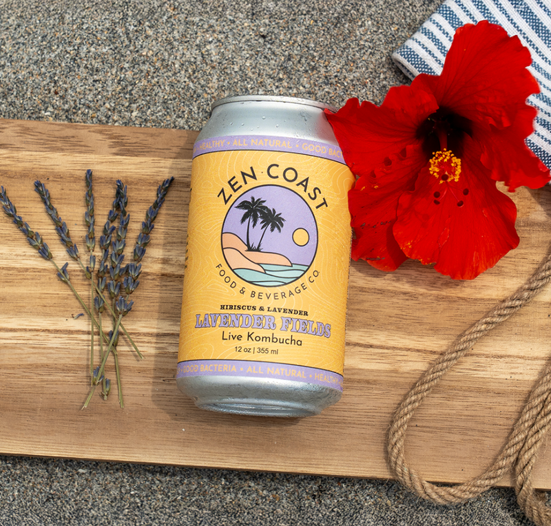 Lavender Fields Zen Coast Kombucha