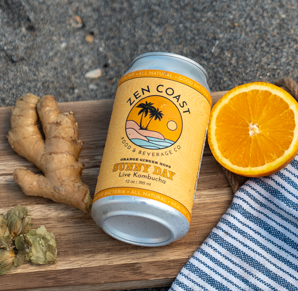 Sunny Day Zen Coast Kombucha