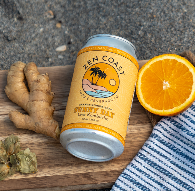 Sunny Day Zen Coast Kombucha