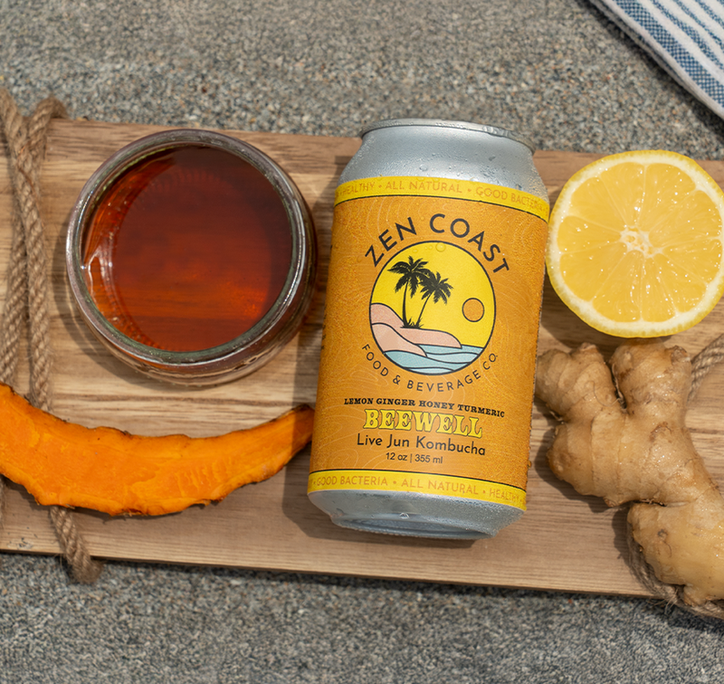 Bee Well Zen Coast Kombucha