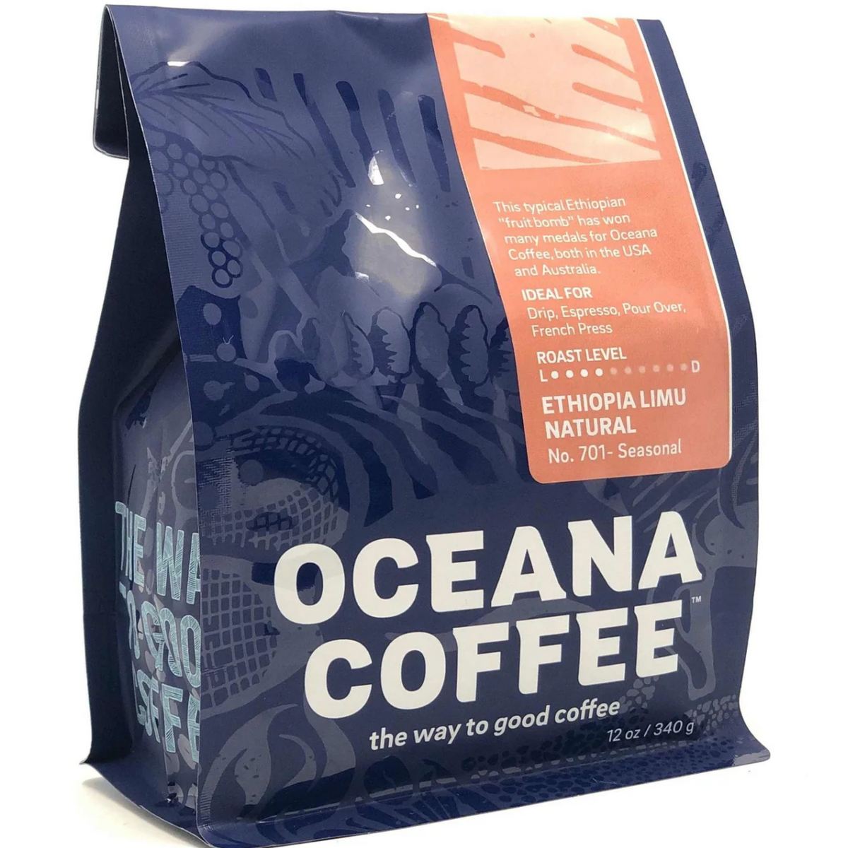 Ethiopia Limu Natural - Light Medium Roast - Coffee Oceana