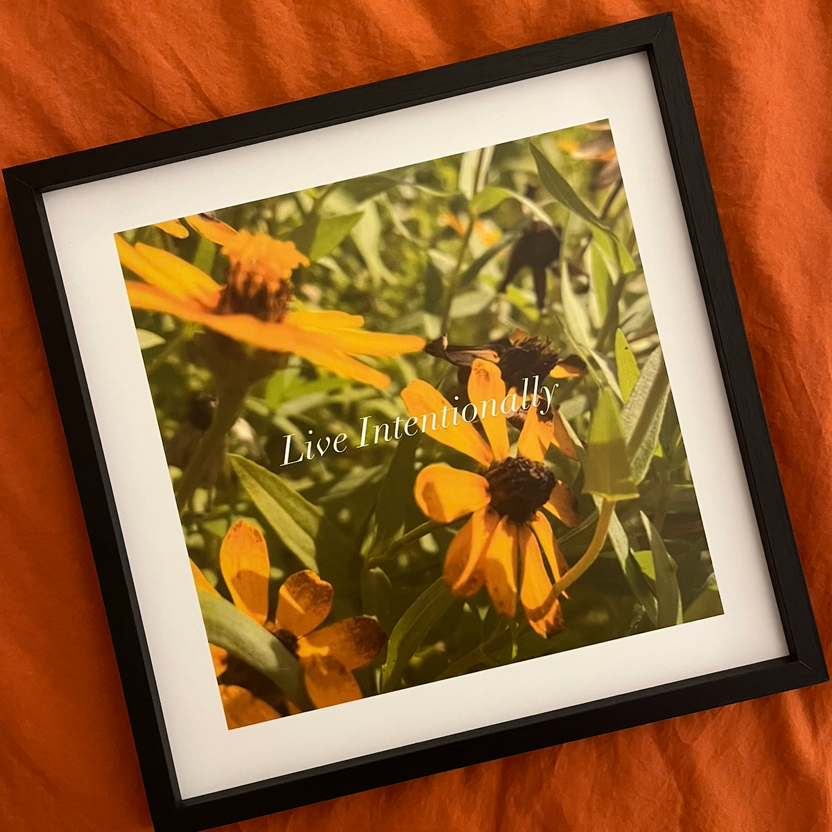 Live Intentionally Wall Art by Sara Beer