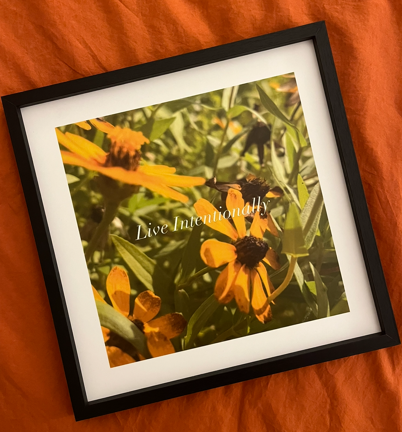 Live Intentionally Wall Art by Sara Beer