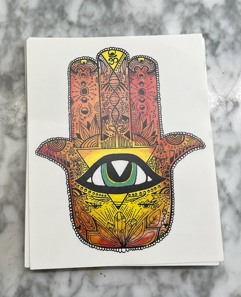 Hamsa Sticker by Sara Beer