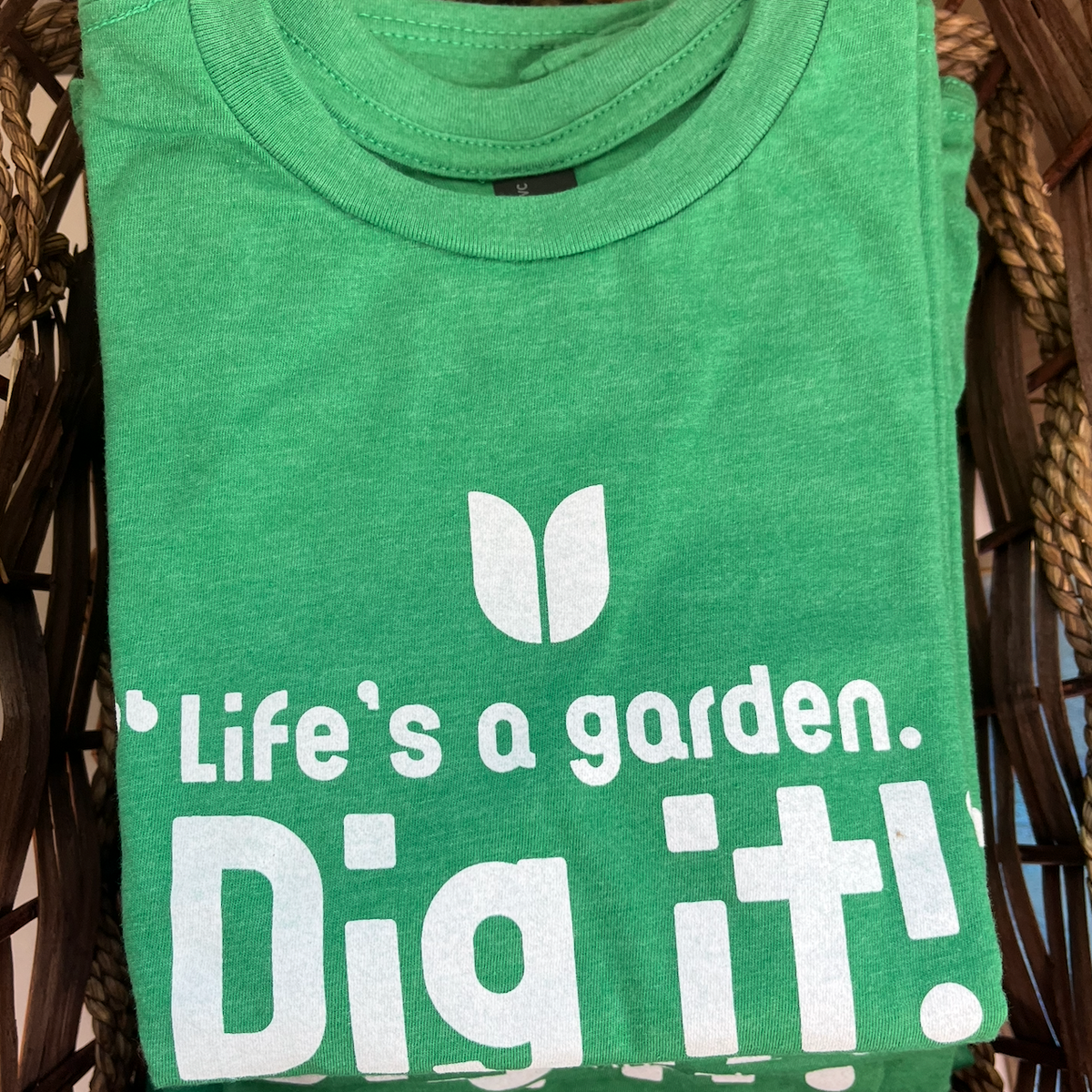 Urban Abundance Kids T-Shirt – “Life’s a Garden, Dig It.”